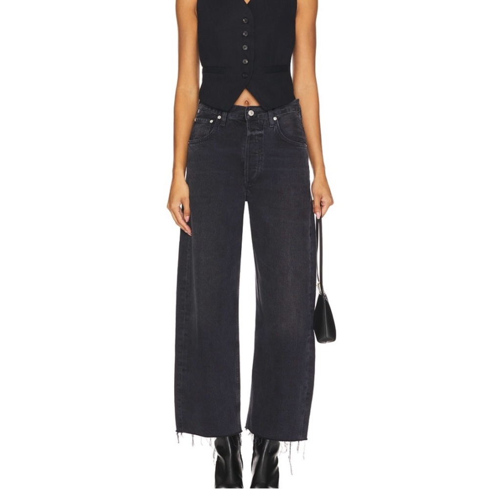 Citizens of Humanity AYLA Black Flare Wide-Leg crop
Jeans High-Waisted